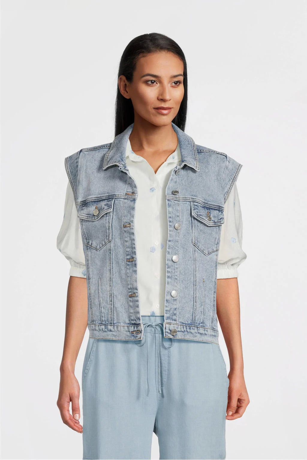 Freequent FQBAGGER-WAISTCOAT spijker gilet