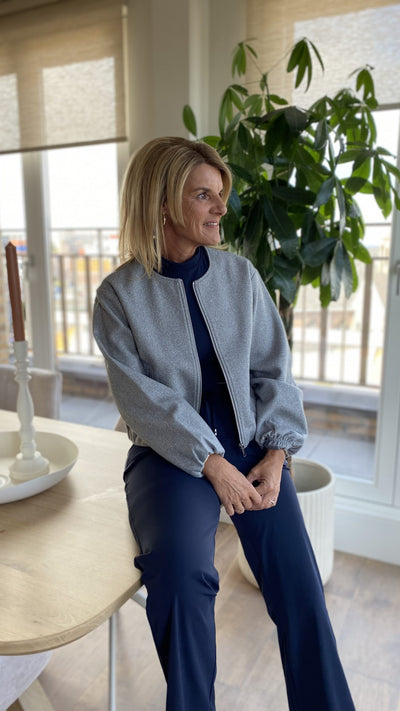 Freequent Yanna Jacket med. grey melange