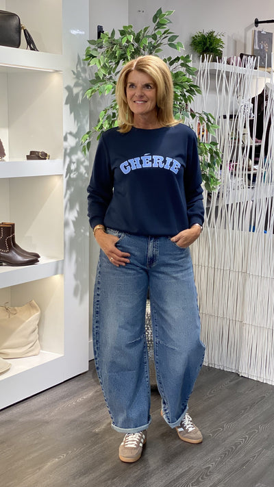 Freequent Wana Pullover sweater trui  salute w. wedgewood