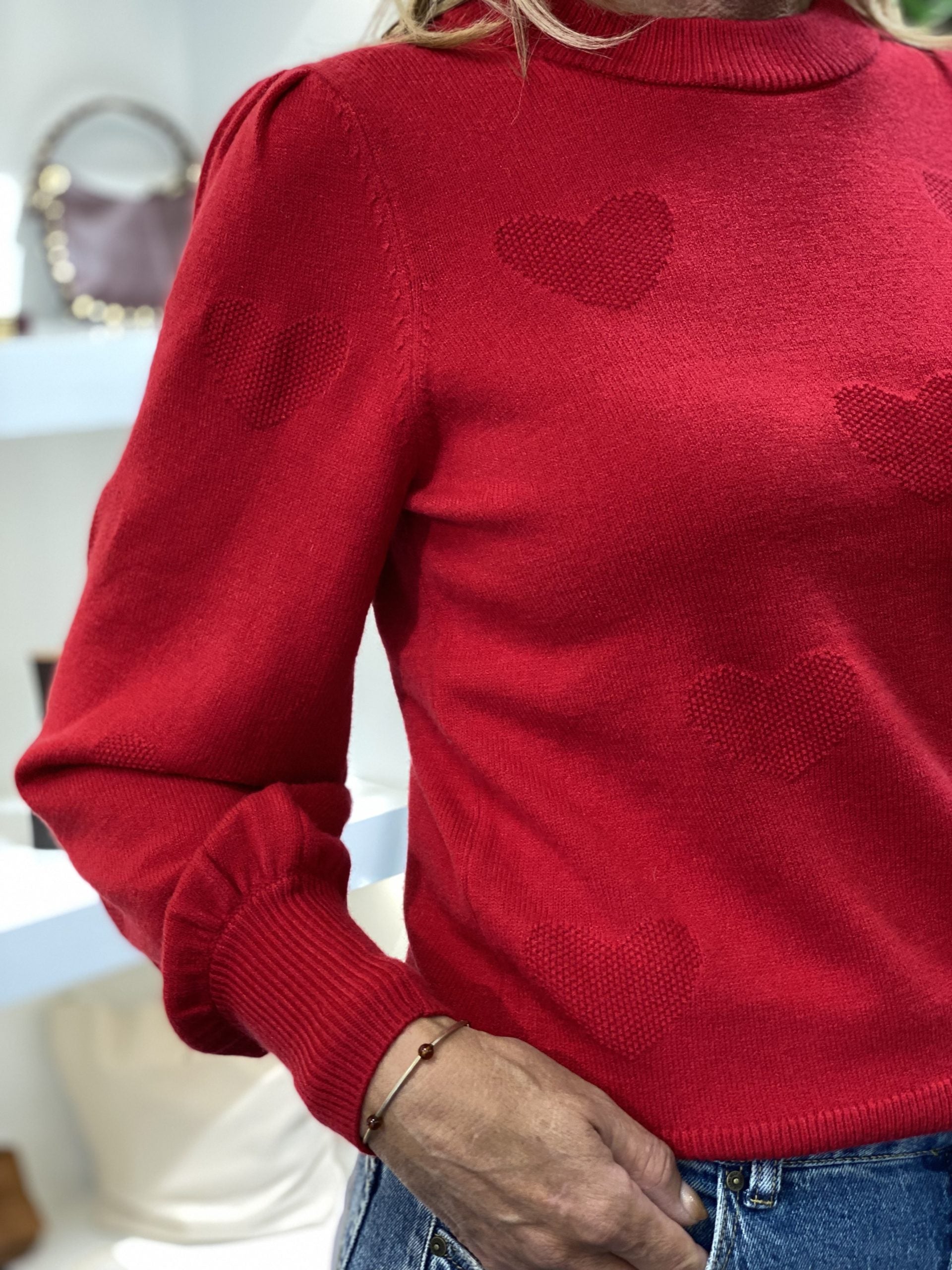 Freequent Alfa Pullover trui chili pepper