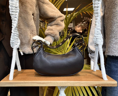 Bayley Schoudertas Leer Coffee Bruin T337