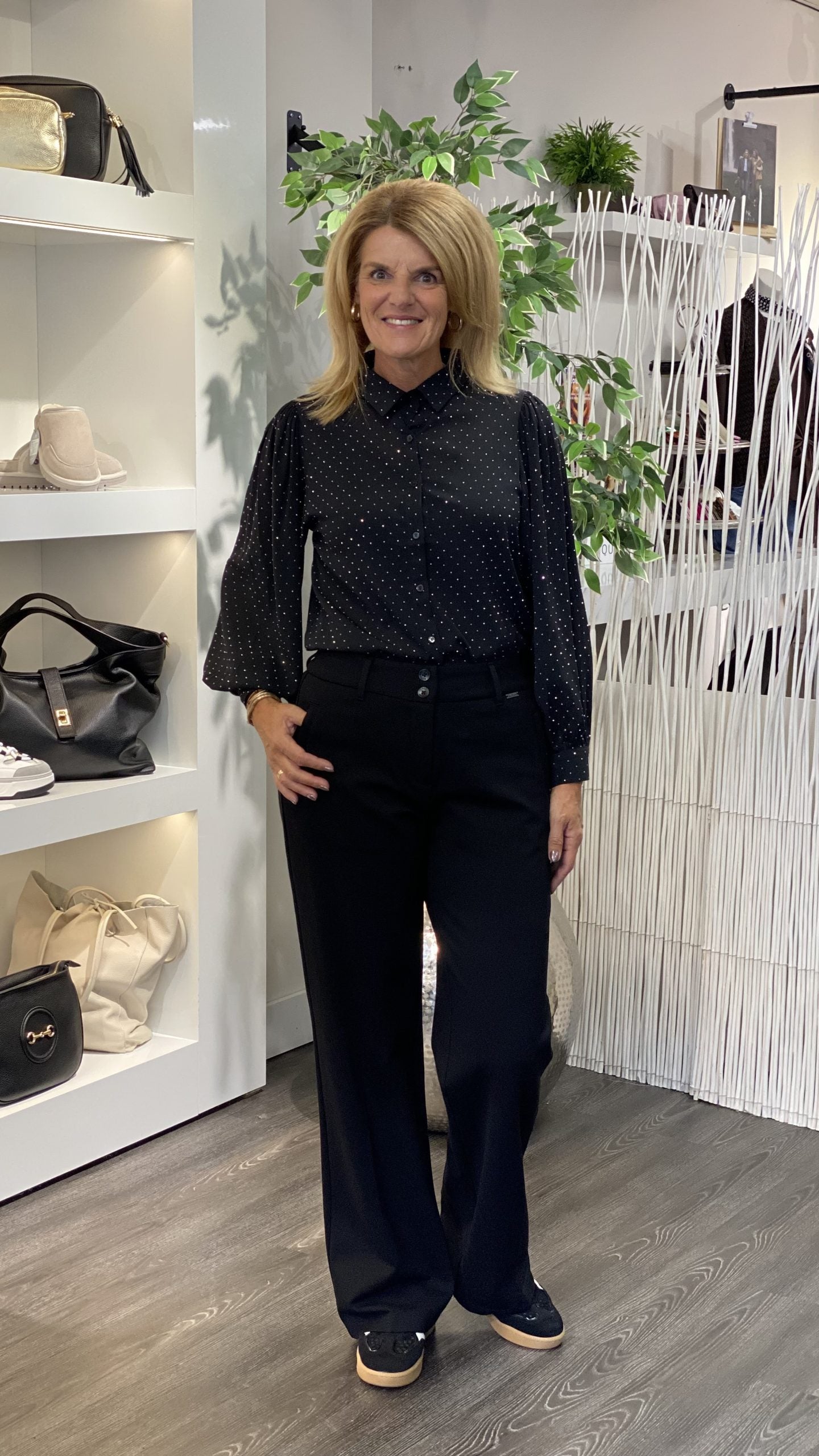 Red Button Colette Punta  Black L33