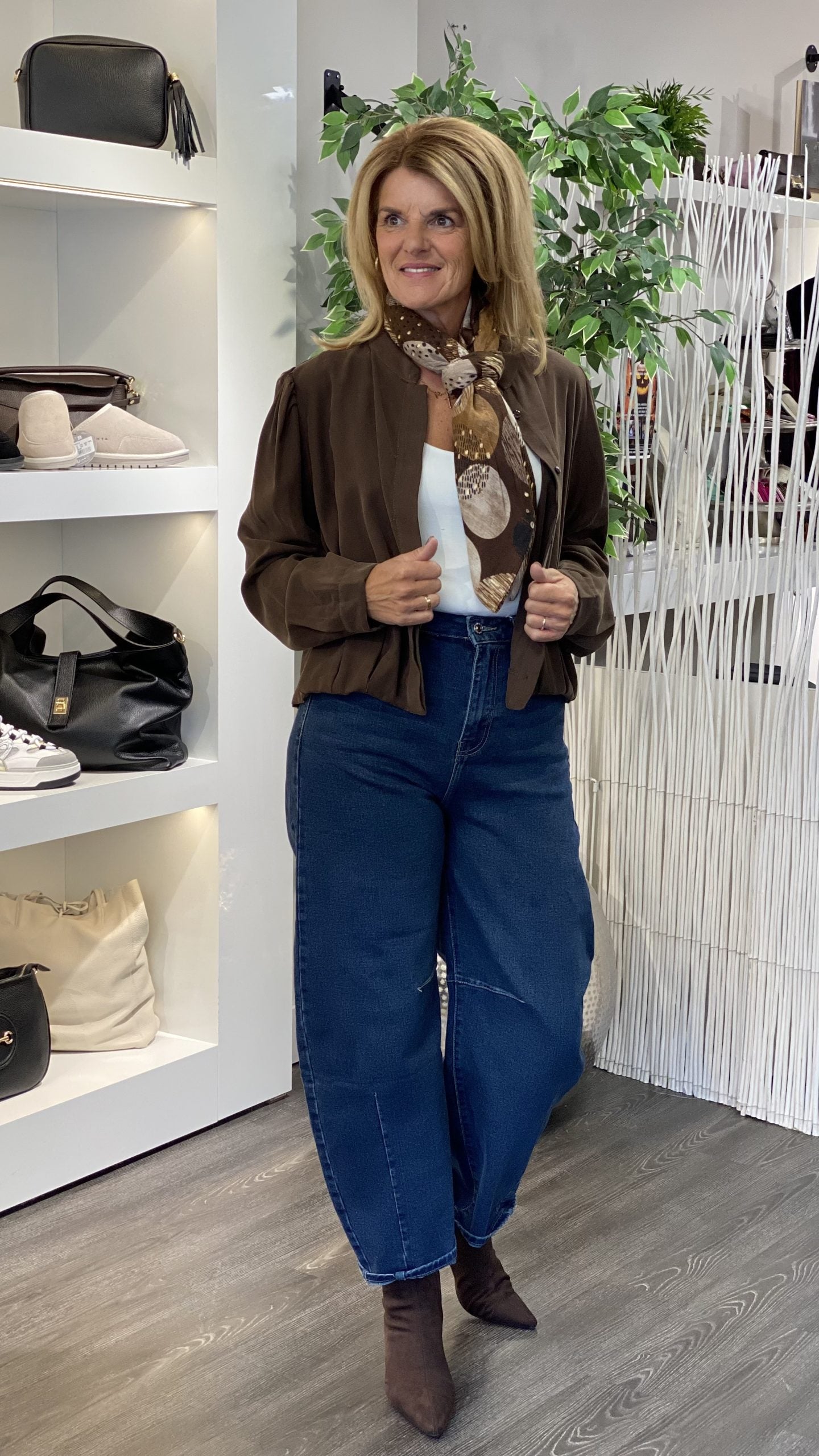 Chastar Blouse Jasje bruin