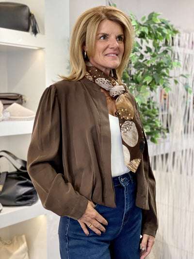 Chastar Blouse Jasje bruin