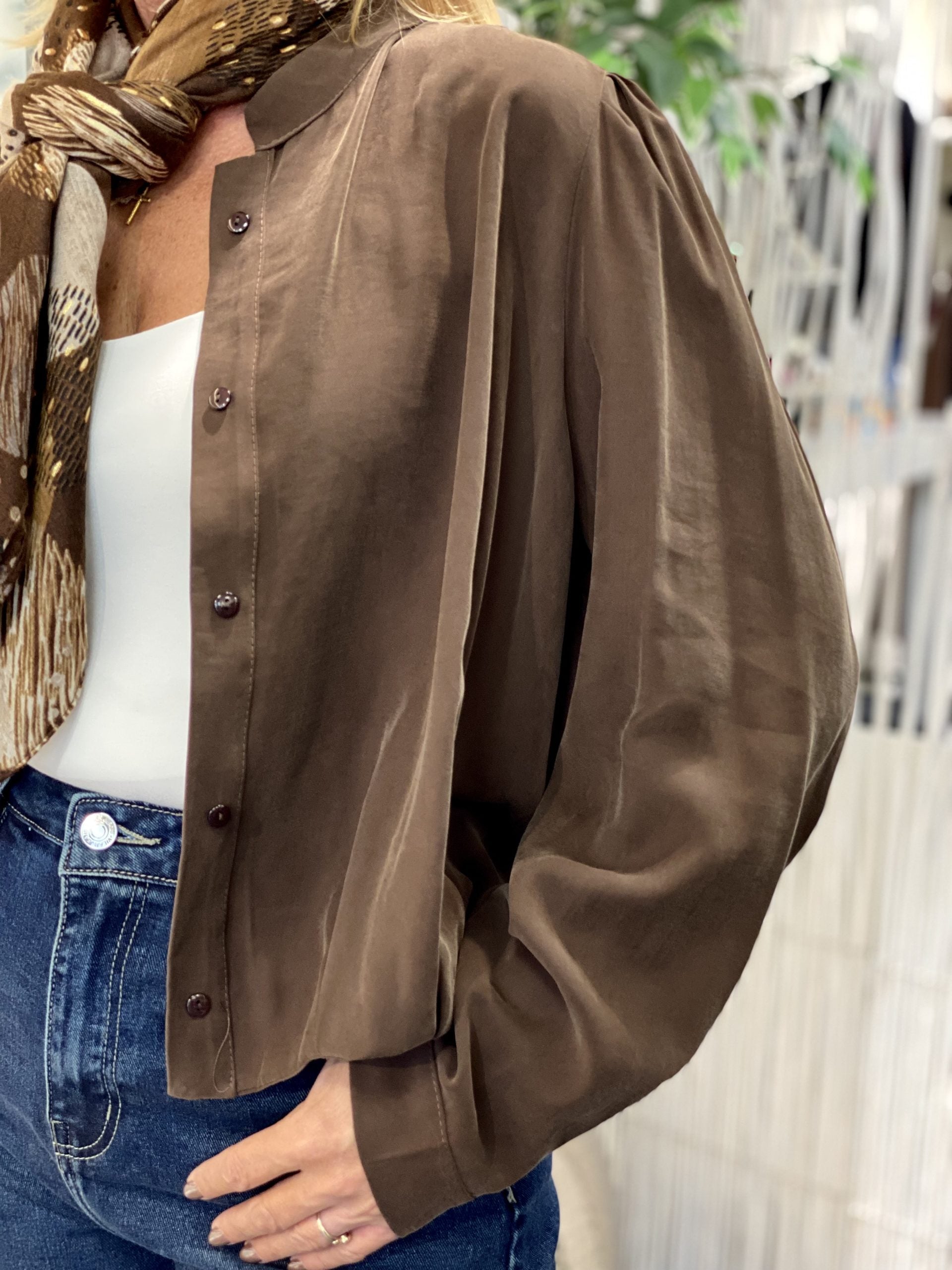 Chastar Blouse Jasje bruin