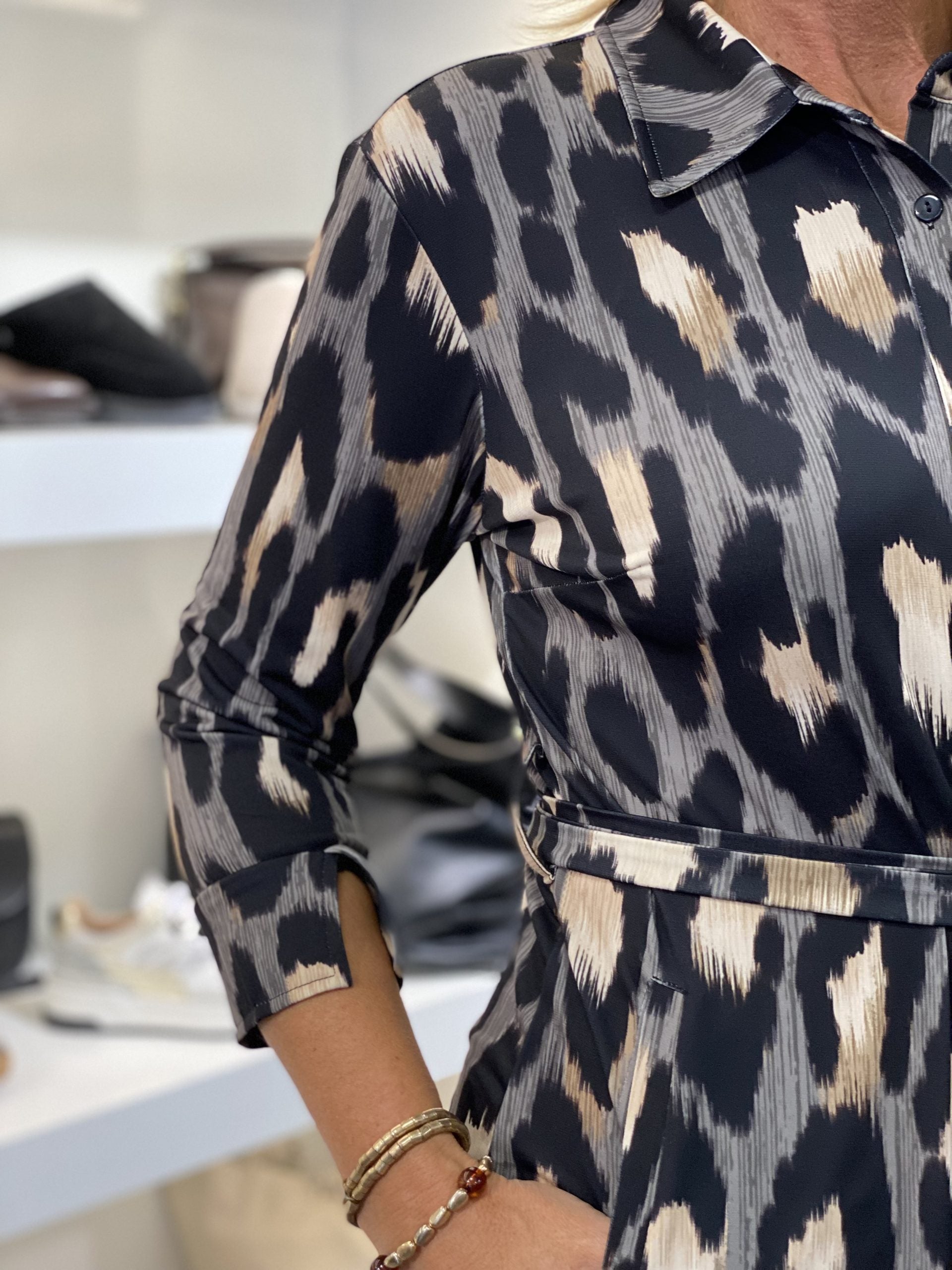 Angelle Milan Travel Doorknoopjurk 2001/60303 V8