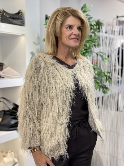 Fluresk Peggy Knitting Vest zand