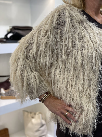 Fluresk Peggy Knitting Vest zand