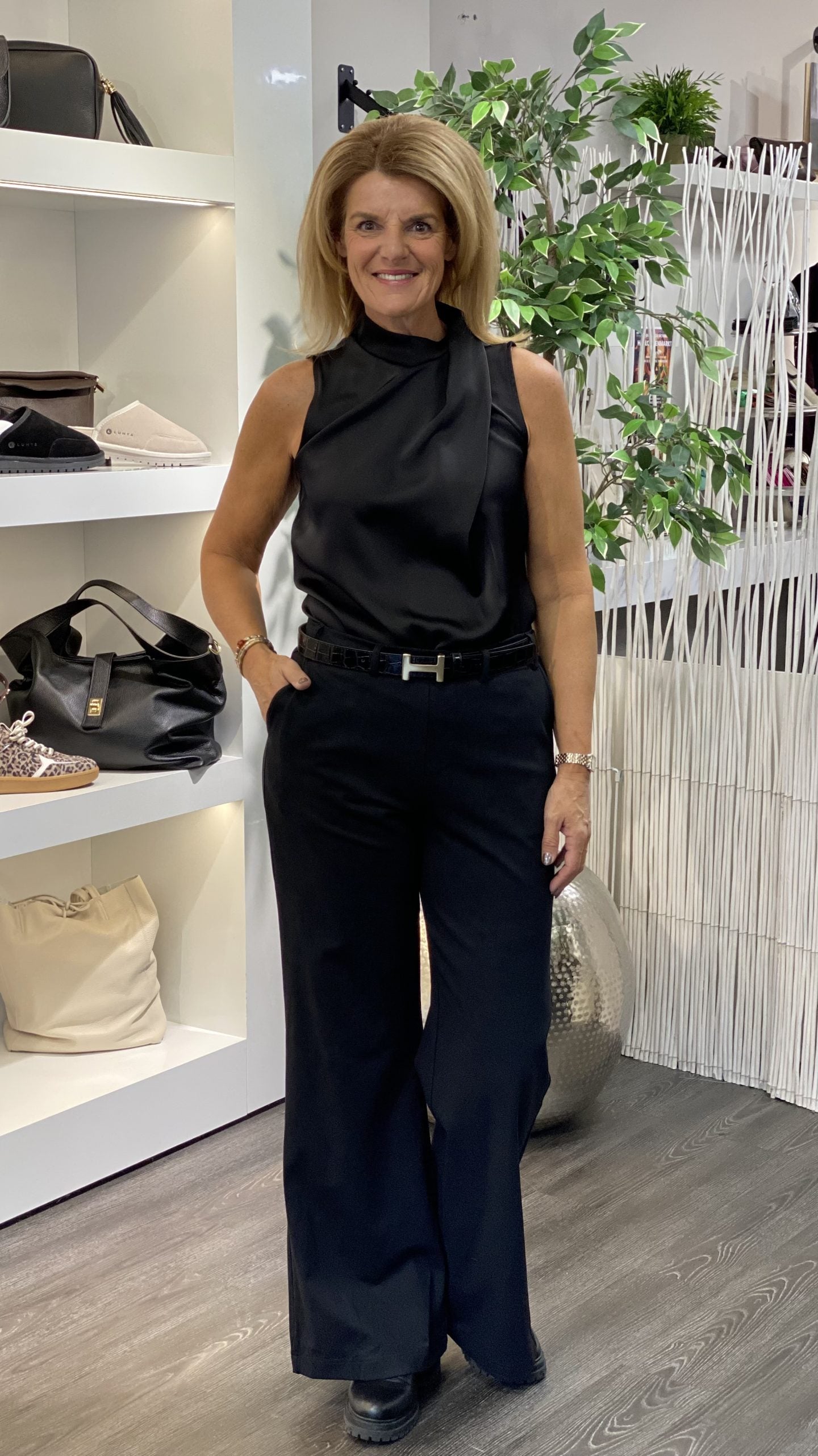 Lady Day Stacy Top zwart