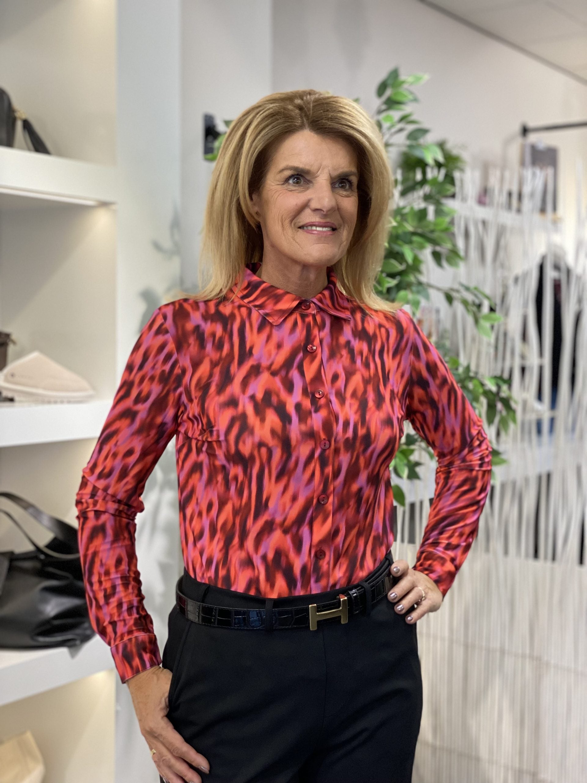 Angelle Milan Travelstof Blouse 1615/408