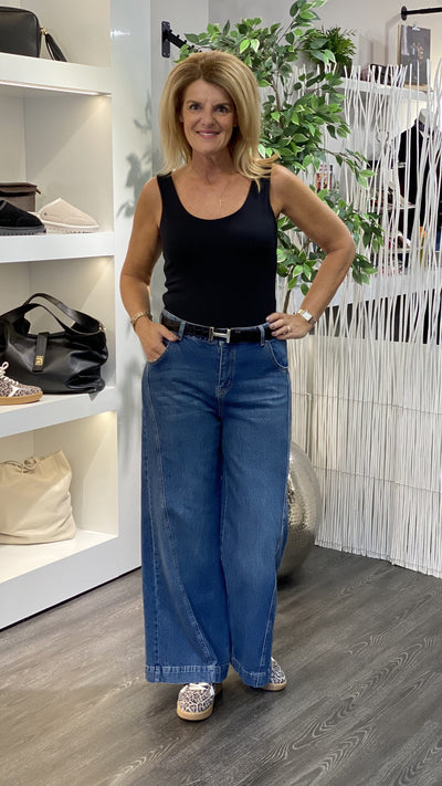 Zhrill Maria Wijde Jeans W270 blue