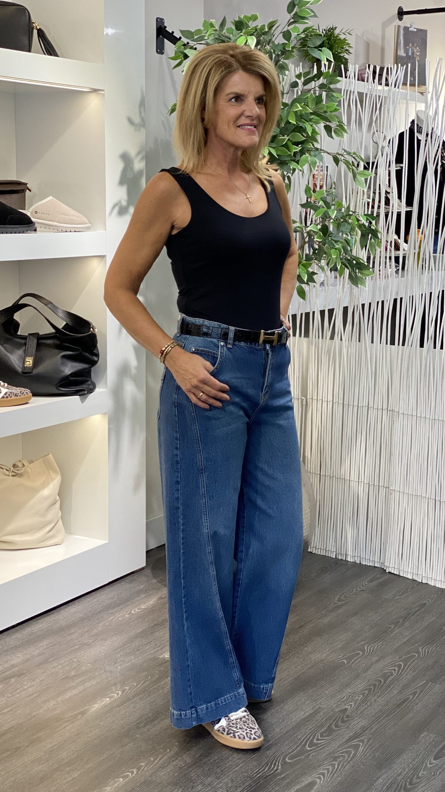 Zhrill Maria Wijde Jeans W270 blue