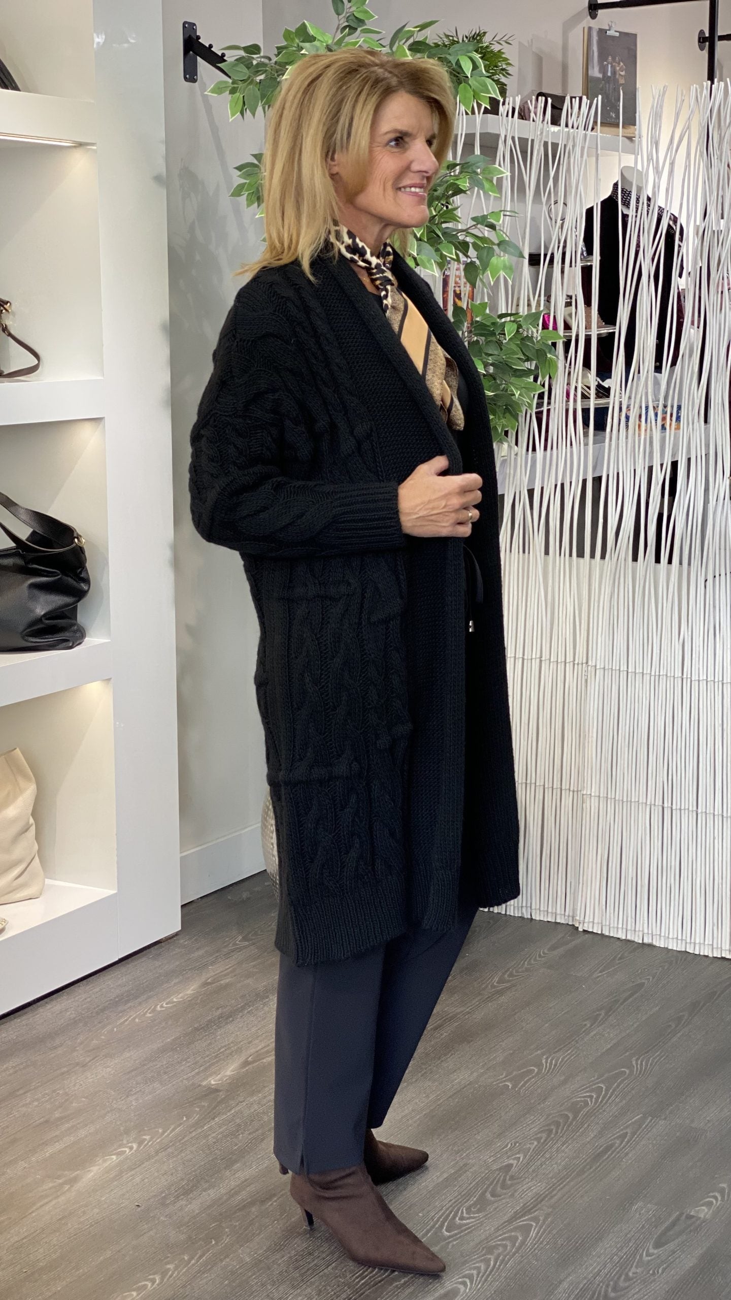 Fashion Vest Jackie zwart