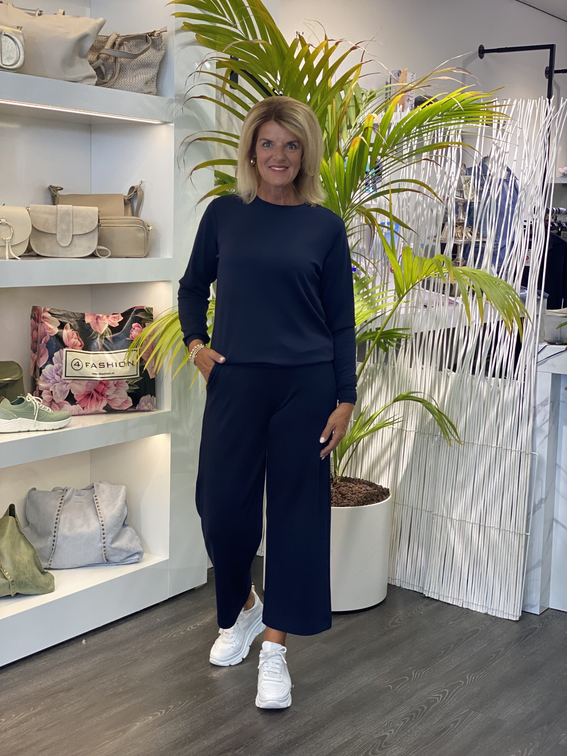 SoyaConcept Banu 198 Trui donkerblauw