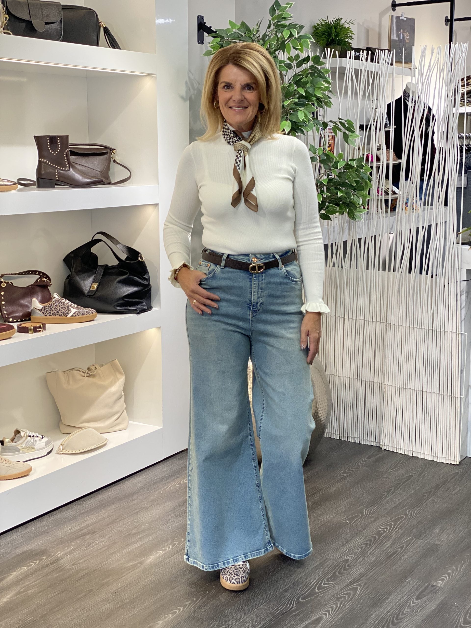 Forza Wijde jeans Spijkerbroek vintage washed 001