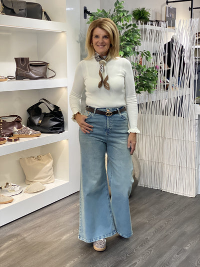 Forza Wijde jeans Spijkerbroek vintage washed 001