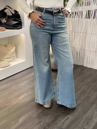 Forza Wijde jeans Spijkerbroek vintage washed 001