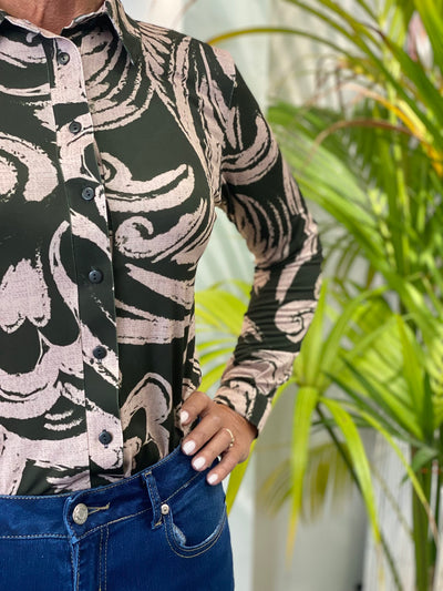 Angelle Milan Travelstof Blouse 1615/38916