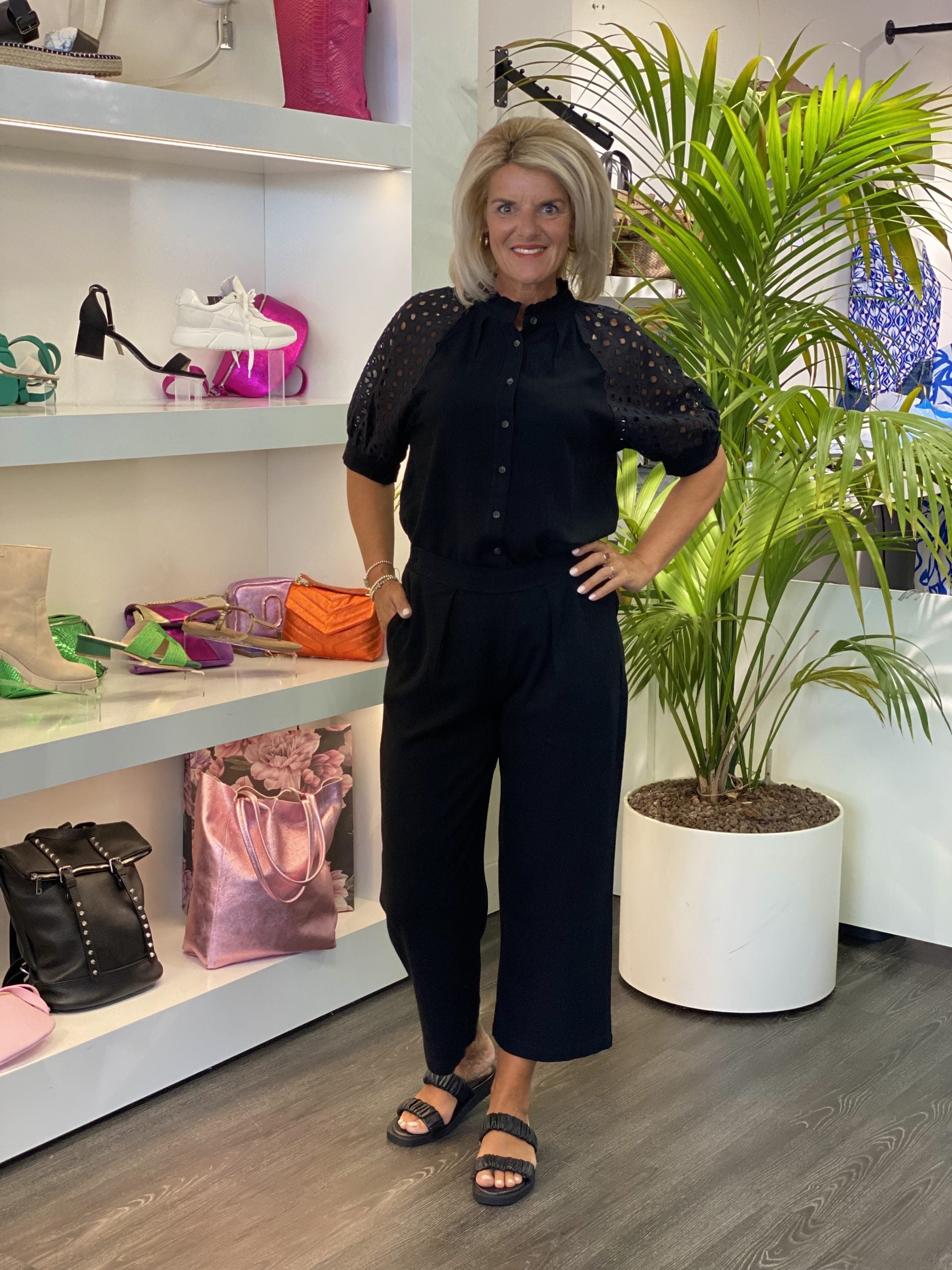 Freequent Lara Broek zwart