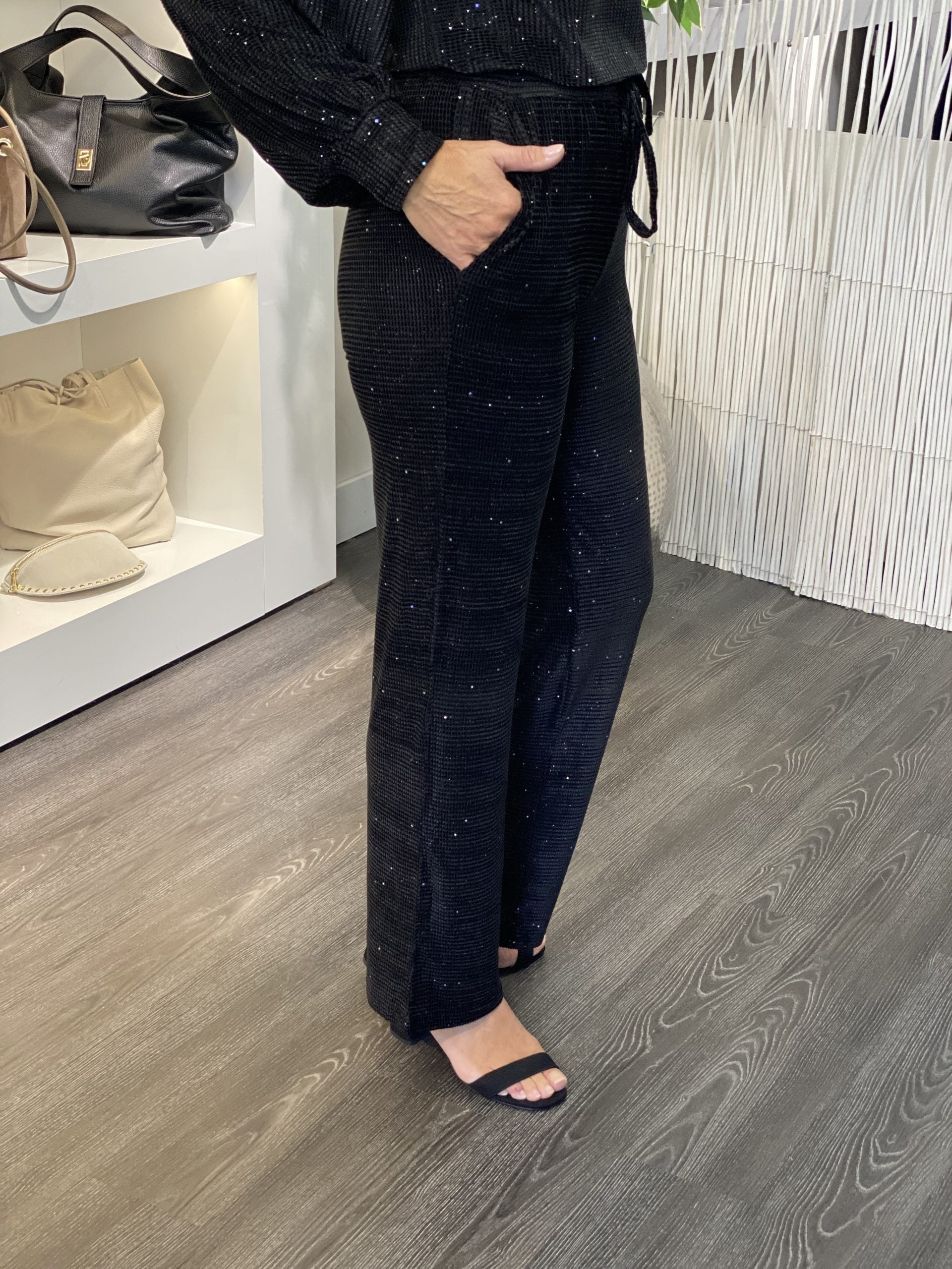 C&S Pina Broek zwart