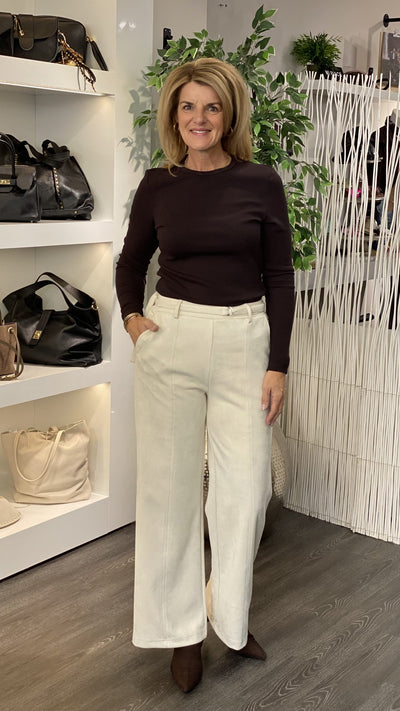 Mi Piace Basic Longsleeve Top espresso 2020057