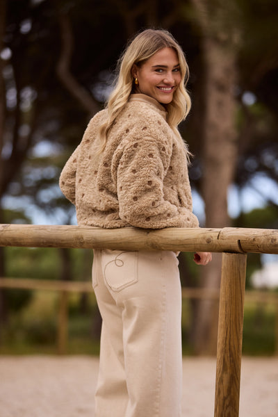 Nukus Henny Jacket Dots Sand
