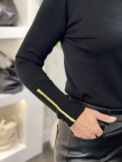 Maicazz Plume Sweater zwart