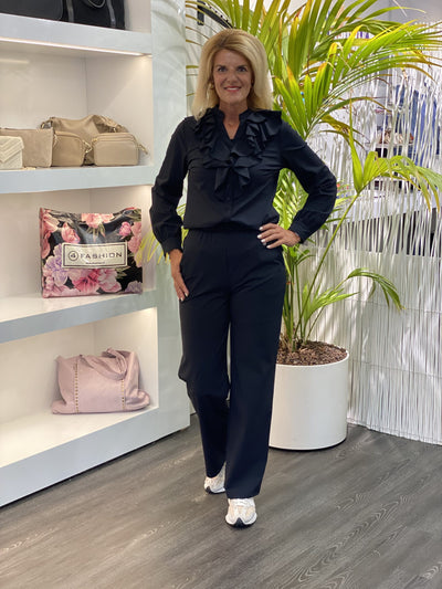 Triple Nine Travelstof Broek Lola 2701 zwart