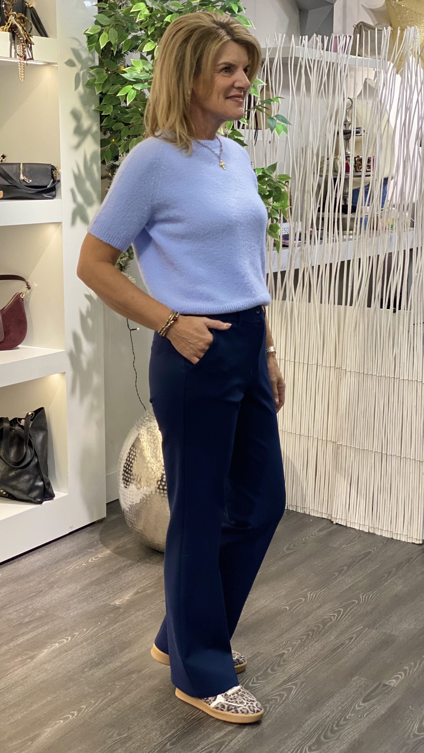 Red Button Bibette Punta Flared Indigo Blue L32