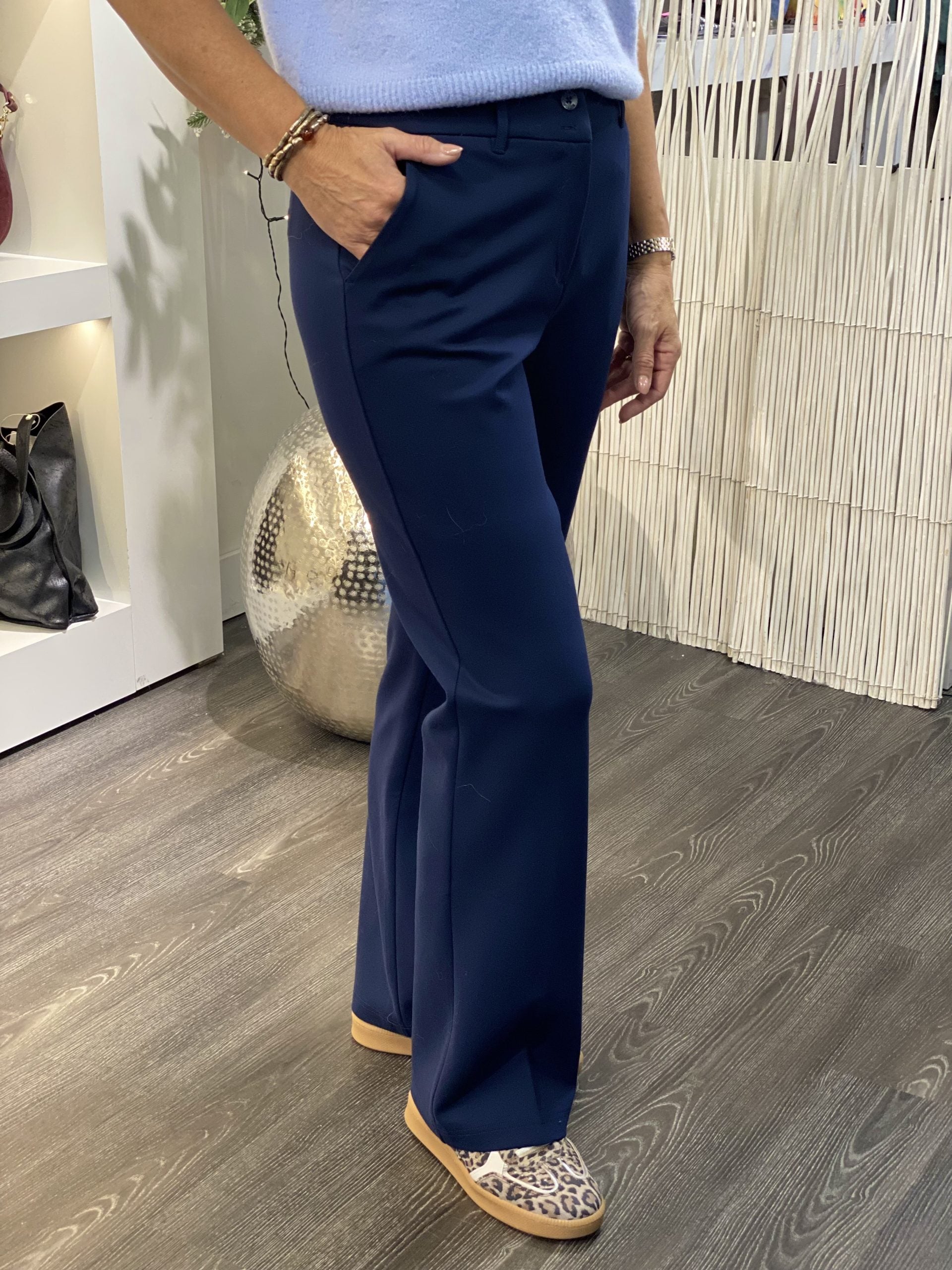 Red Button Bibette Punta Flared Indigo Blue L32