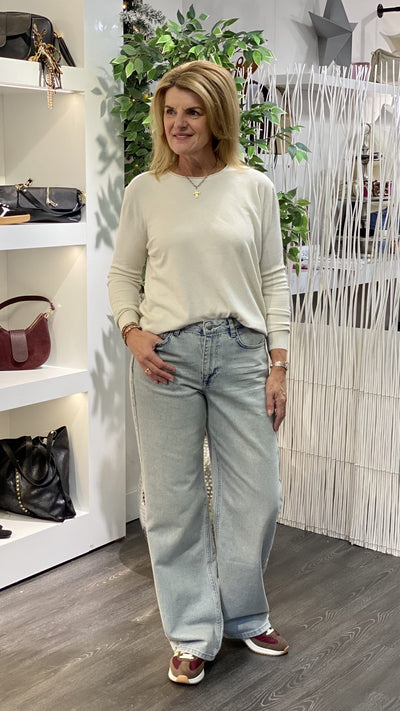 Fashion Longsleeve Top 88828-303 zand