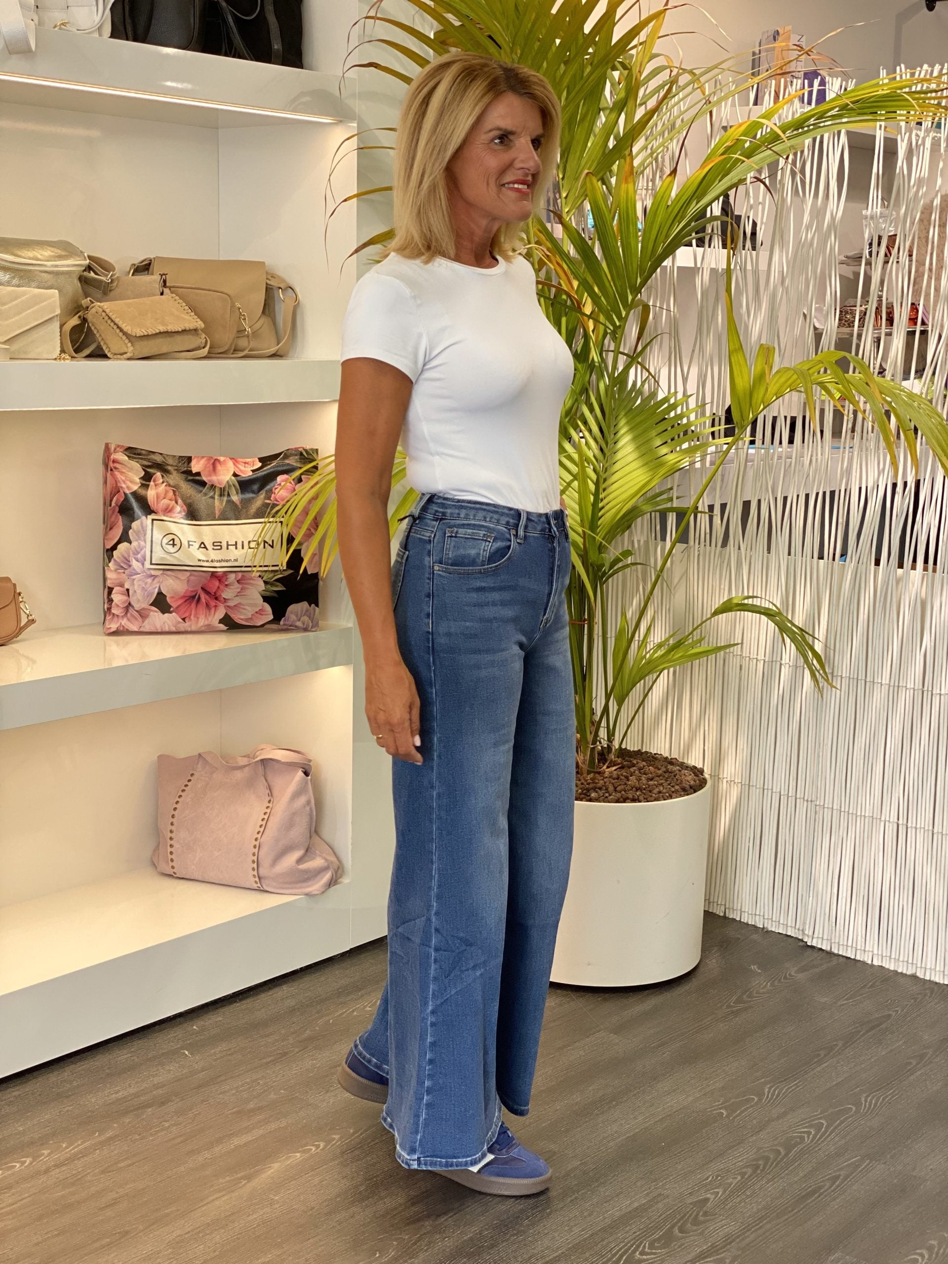 Forza Extra Wijde jeans  Spijkerbroek denim blauw