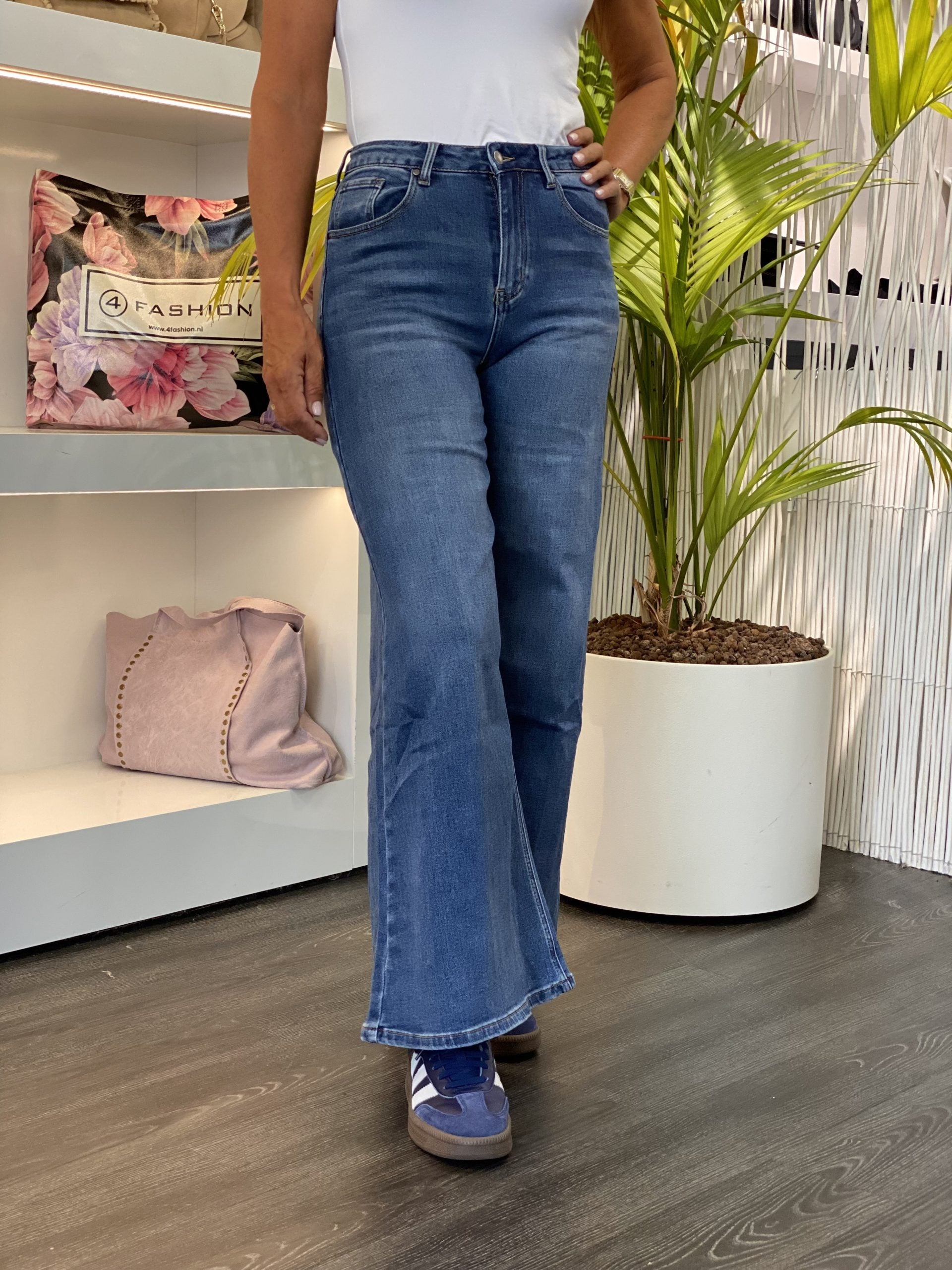 Forza Extra Wijde jeans  Spijkerbroek denim blauw