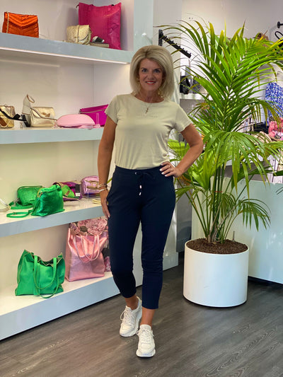 Co Woman Page Travelbroek 7/8 navy