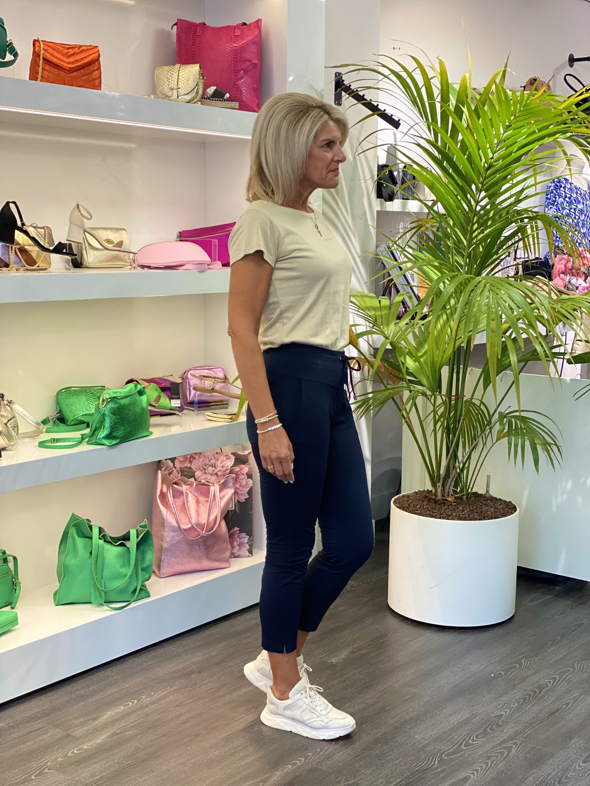 Co Woman Page Travelbroek 7/8 navy