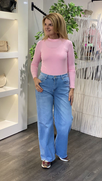 Azzurro Amour Col Top 9290 roze