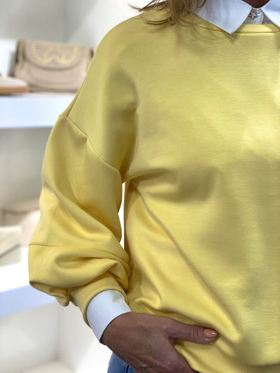 Azzurro Zachte Sweater 4280 geel