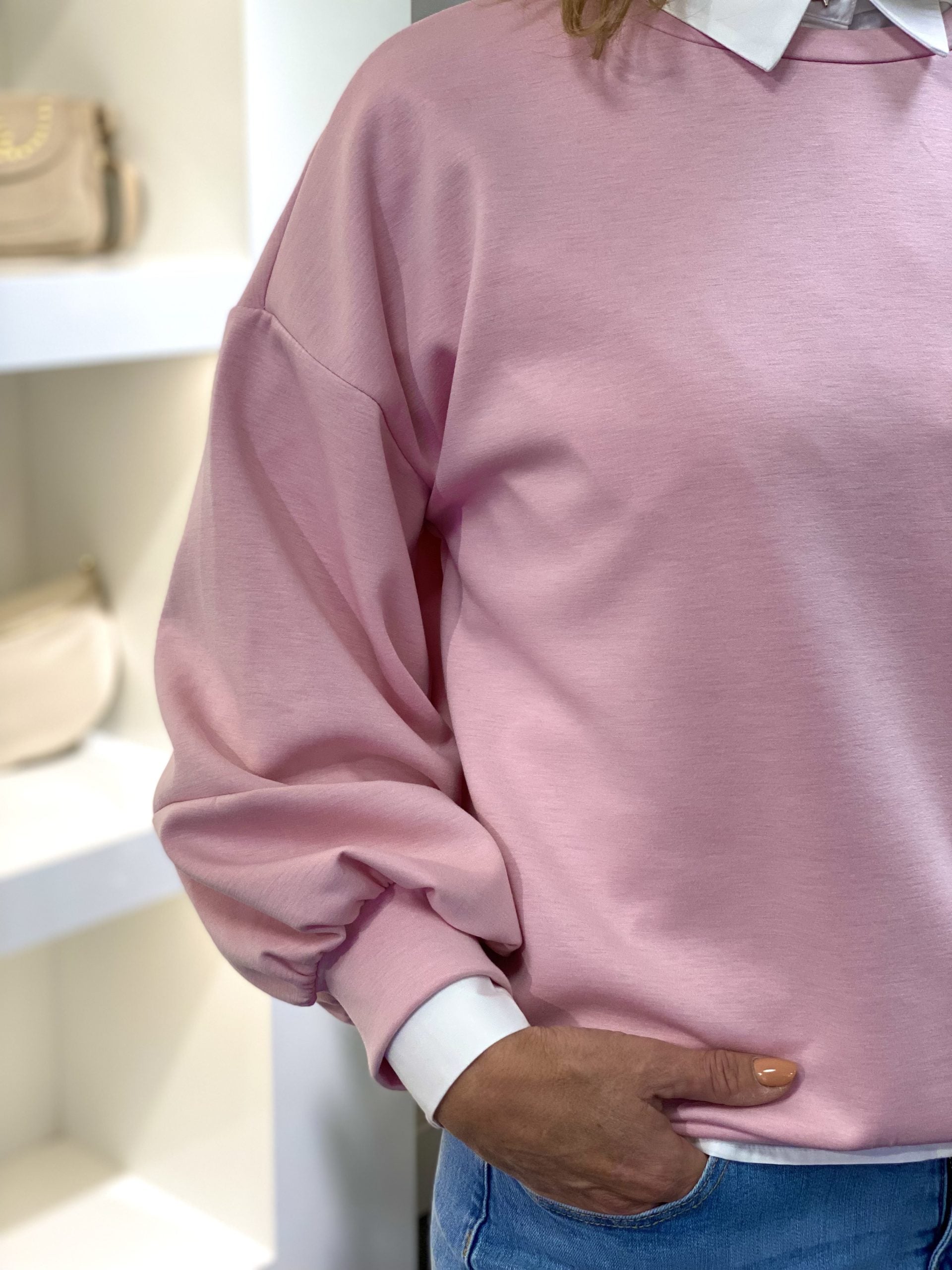 Azzurro Zachte Sweater 4280 roze