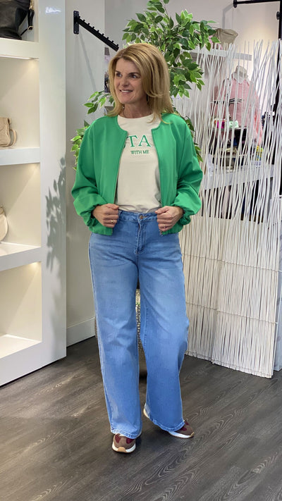 Freequent Nanni Jacket bright green