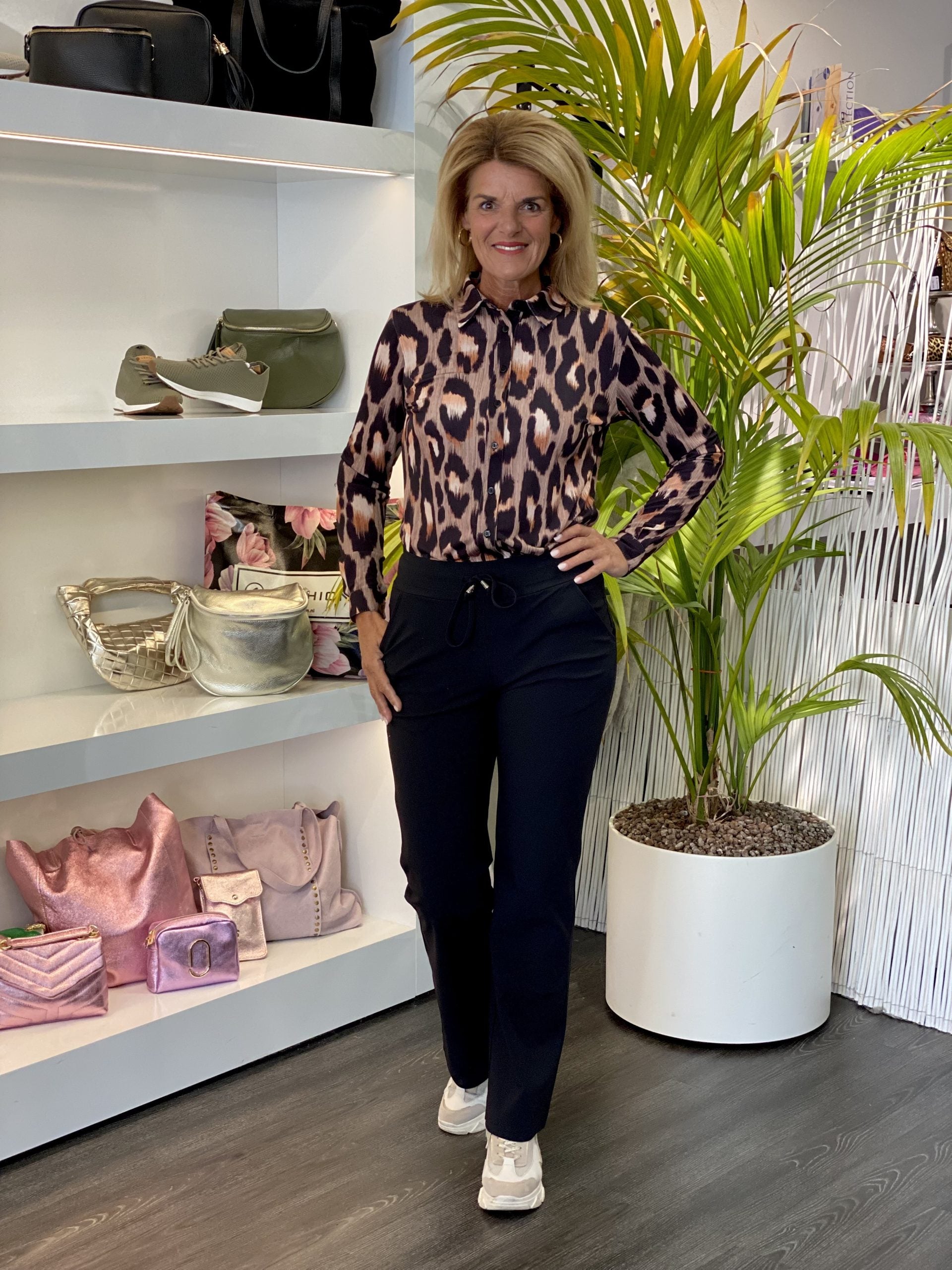 Angelle Milan Angie Travelstof Blouse 1615/60303 V3