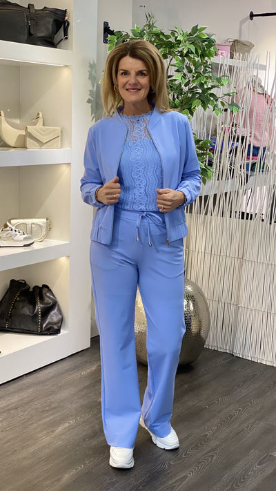 Mi Piace Bonded Travelstof Bomber Jack 202636 lavender blue