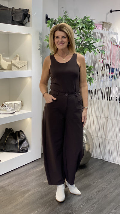 Mi Piace Travelstof Top Light Brushed 202775 espresso