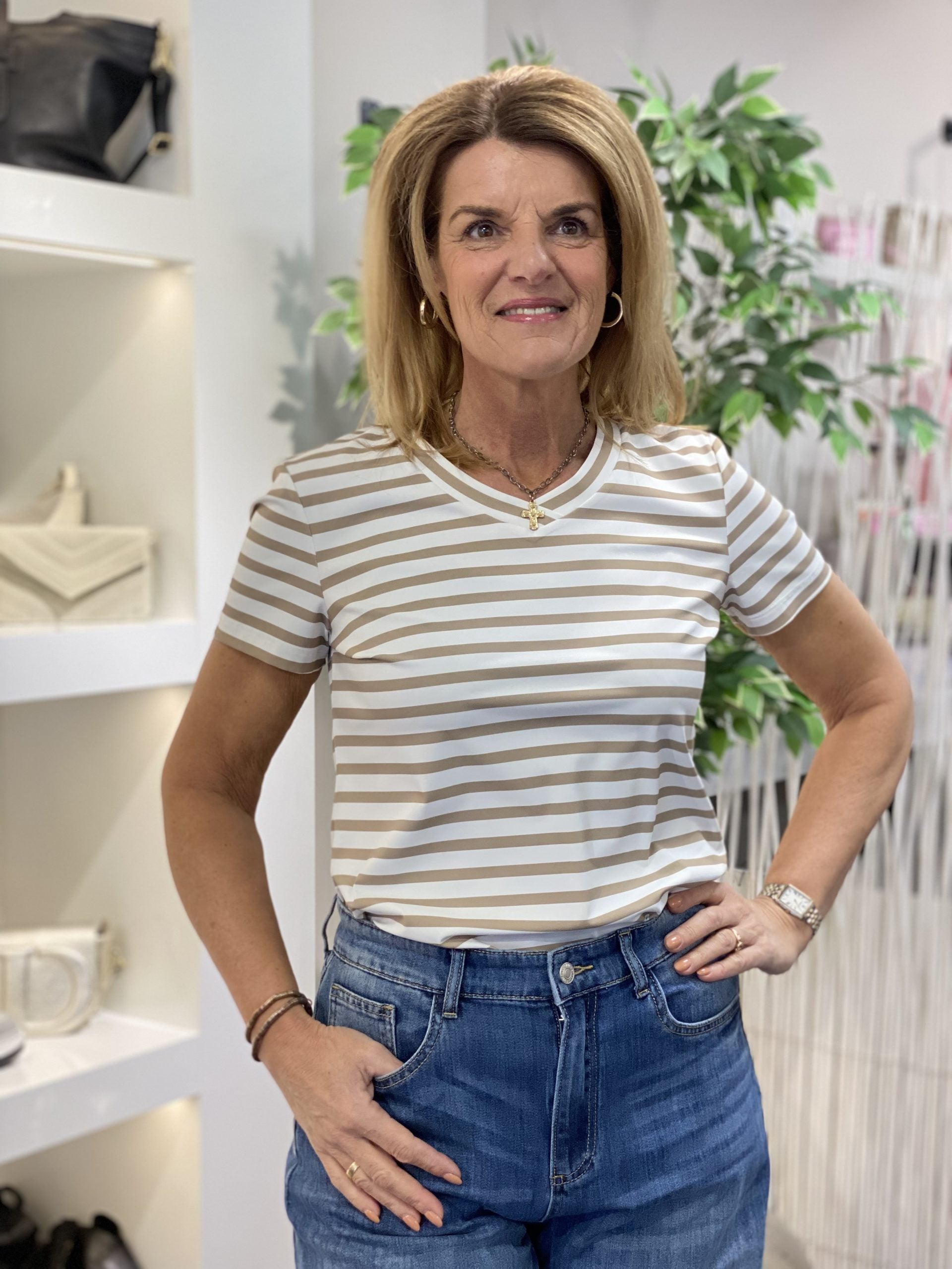 Mi piace Travelstof Top 202080 latte off white