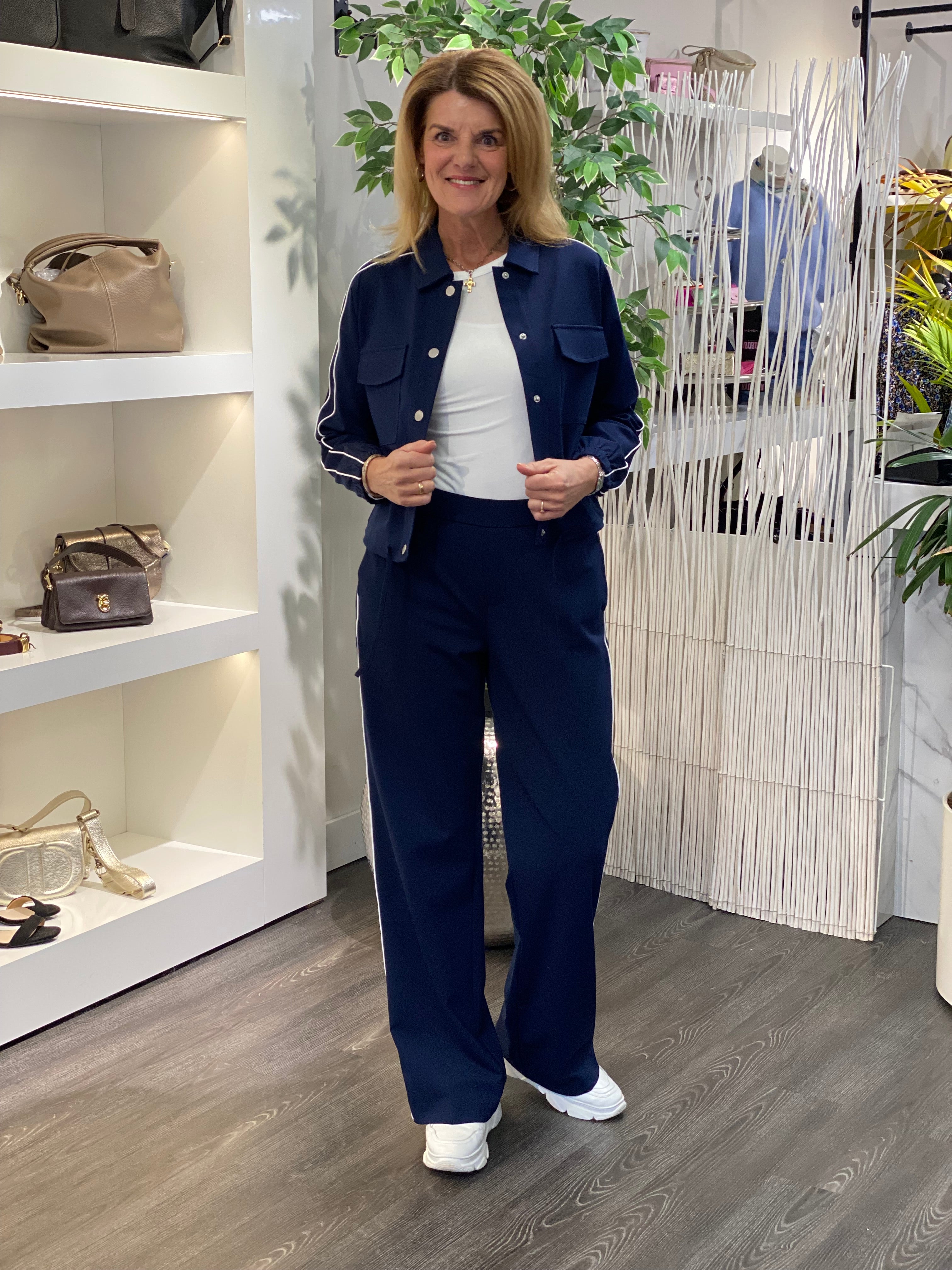 Red Button Colette Punta Piping L33 dark blue