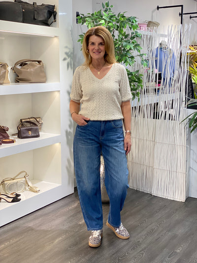 Freequent Clarry Pullover sand melange