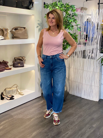 Hemd Top Valentine Kant S103 roze