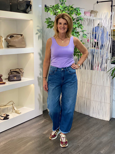 Hemd Top Valentine S101 lila