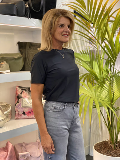 Azzurro Travelstof Top Jada 9214 zwart