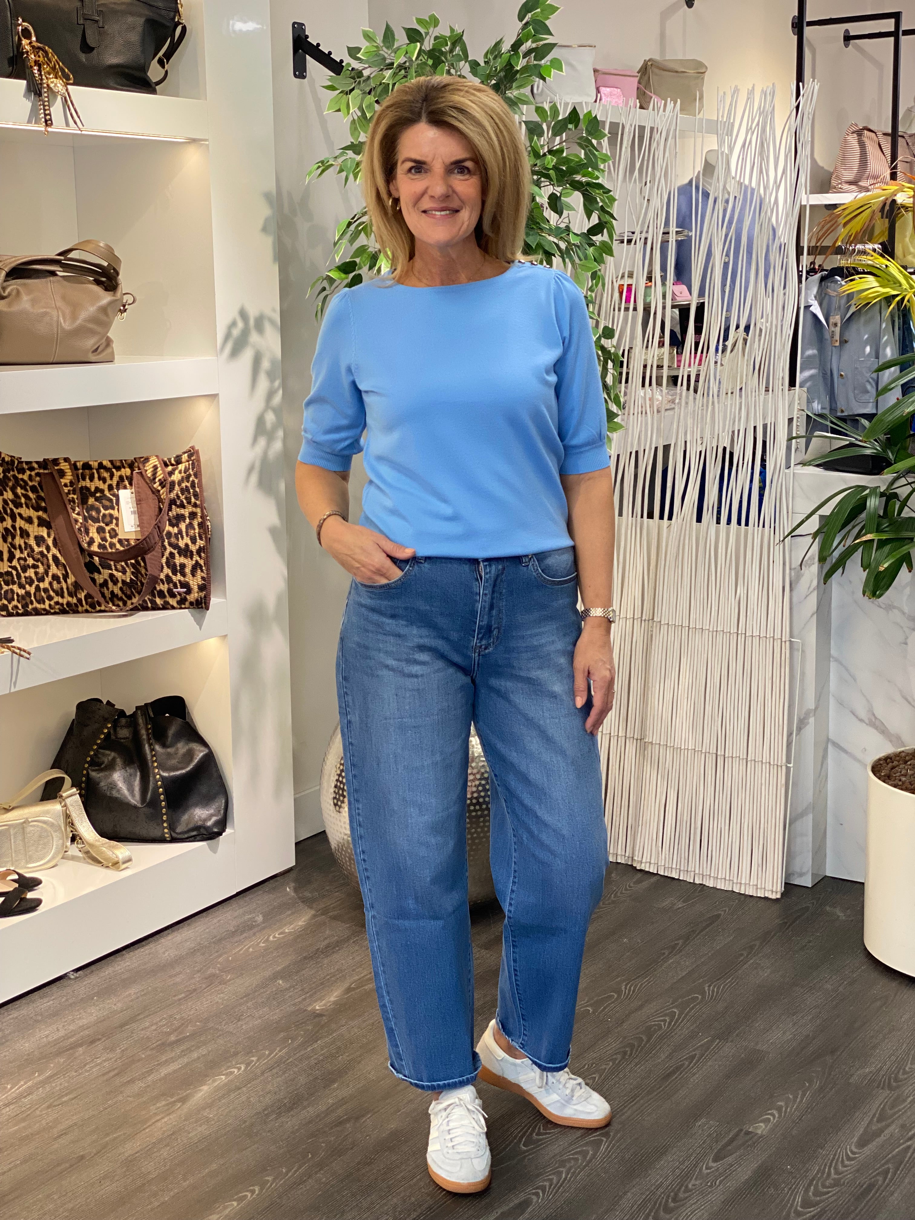 NED Dhalia 1/2 SS Top della robbia