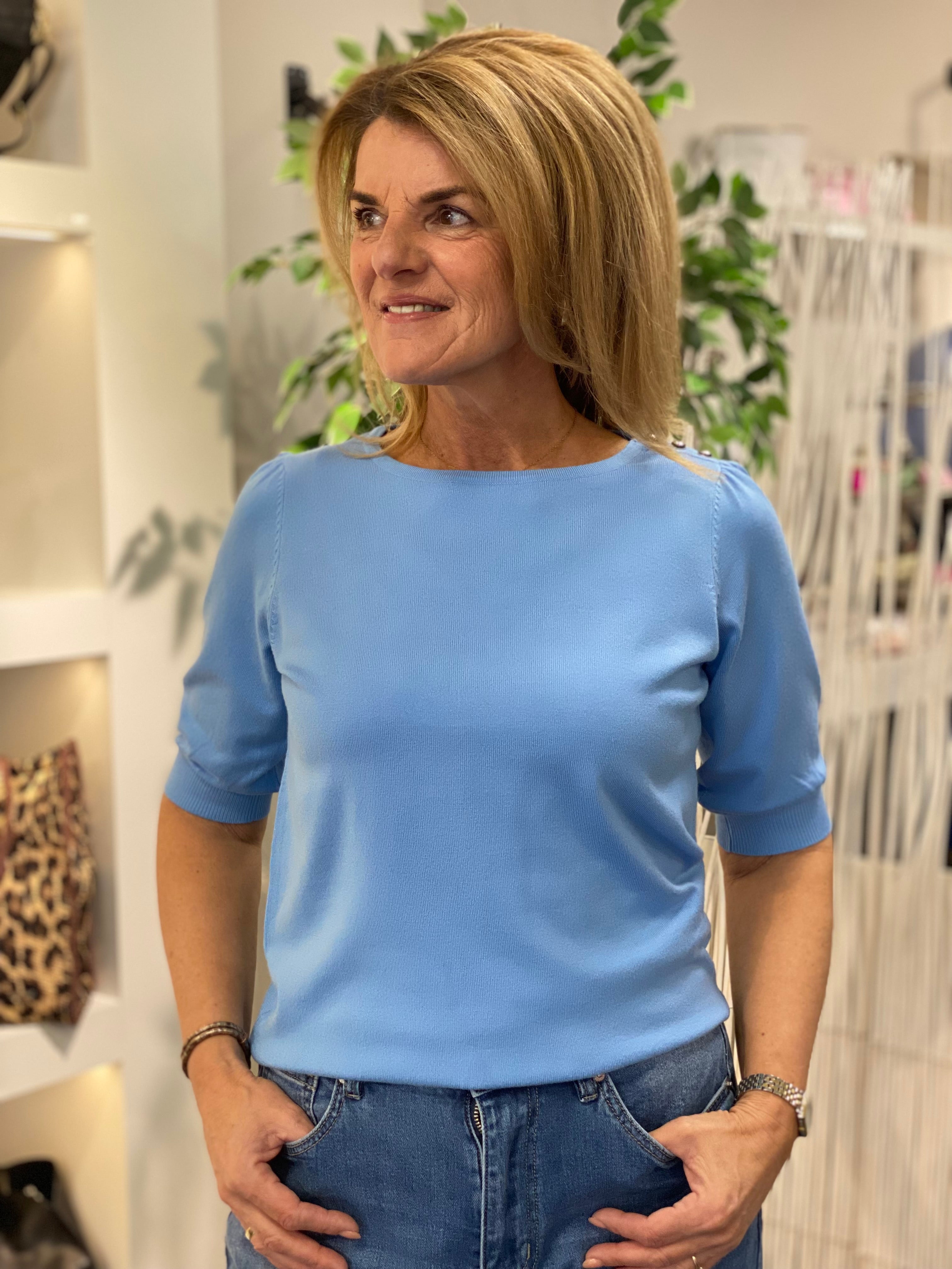 NED Dhalia 1/2 SS Top della robbia